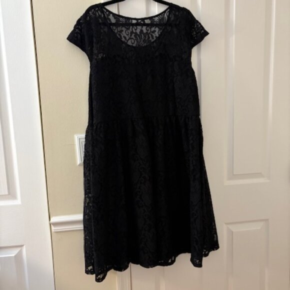 Lane Bryant Little Black Dress - Lace - Picture 2 of 2